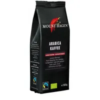 Mount Hagen Arabica Kaffee entkoffeiniert ganze Bohnen 500 g
