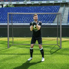 Sandora Fußballtor grau/schwarz 22150