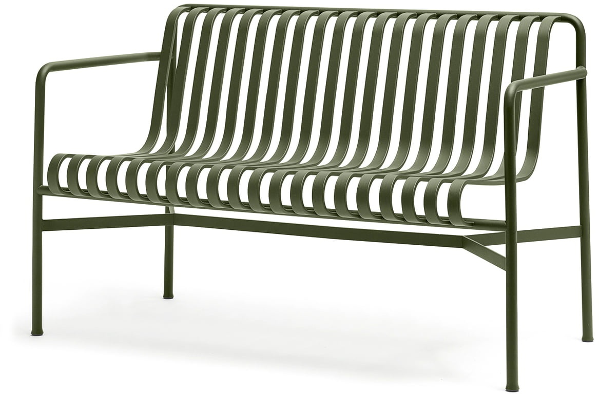 HAY - Palissade Dining Bench, olive