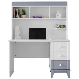 aea Moderner Schreibtisch mit Regal und Schubladen Funktionales Design für Büro