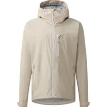 Haglöfs Ozka Proof Regenjacke Herren Chalk Beige XL