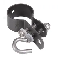 GAH Alberts Alberts Schelle für Geflechtspannstäbe-60 mm-Anthrazit