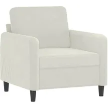 vidaXL Schlafsessel 60 x 60 x 60 cm Creme Samt