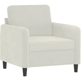 vidaXL Schlafsessel 60 x 60 x 60 cm Creme Samt