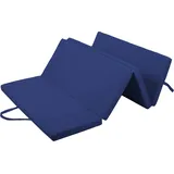 Gutekissen® Weichbodenmatte Gymnastikmatte Turnmatte Fitnessmatte Faltmatratze 4 EKO MAT (200x120x5, Dunkelblau)