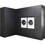laundreezy Mehrzweckschrank-Set 285 x 238 x 68 cm Grau