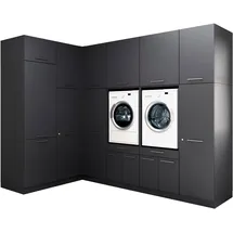 laundreezy Mehrzweckschrank-Set 285 x 238 x 68 cm Grau