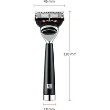 Zwilling Rasierer mit Edelharz-Griff + 1 Klinge