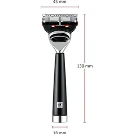 Zwilling Rasierer mit Edelharz-Griff + 1 Klinge