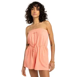Jumpsuit BILLABONG "Playa Baby", Damen, Gr. XS, peach tart, 100% Baumwolle, Overalls