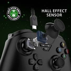 Snakebyte Gamepad Base X schwarz - Offiziell lizenzierter, kabelgebundener Xbox