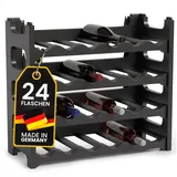 Gardissimo Weinregal Flaschenregal Regal für 24 Flaschen anthrazit
