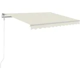 vidaXL Markise Automatisch 300x250 cm Creme