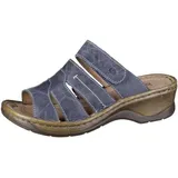 Josef Seibel Catalonia 49 Damen Leder Clogs blau, weiches Leder Fußbett / Blau - 39