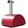 Alfa Forni MODERNO 5 Pizze Holz Antique Red