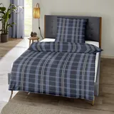 Traumschlaf Bettwäsche Glasgow in navy | Gr.: 80 x 80 cm