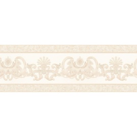 A.S. Création Bordüre Only Borders 10 Borte 5,00 m x 0,17 m beige metallic Made in Germany 655424 6554-24