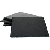 4er Set Schieferplatte 17x17 cm - 23464639