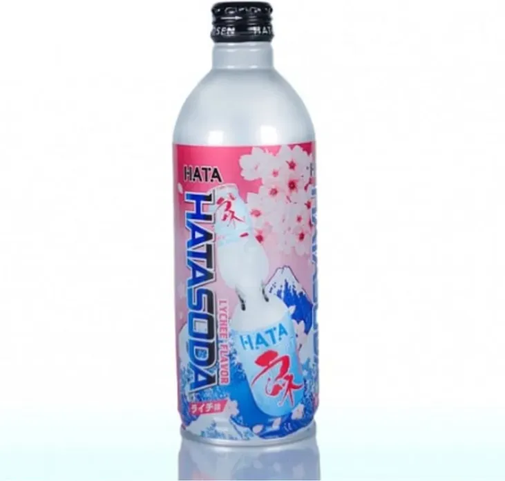 HATA Japanische Ramune Litschi-Limonade HATA JP 500 ml