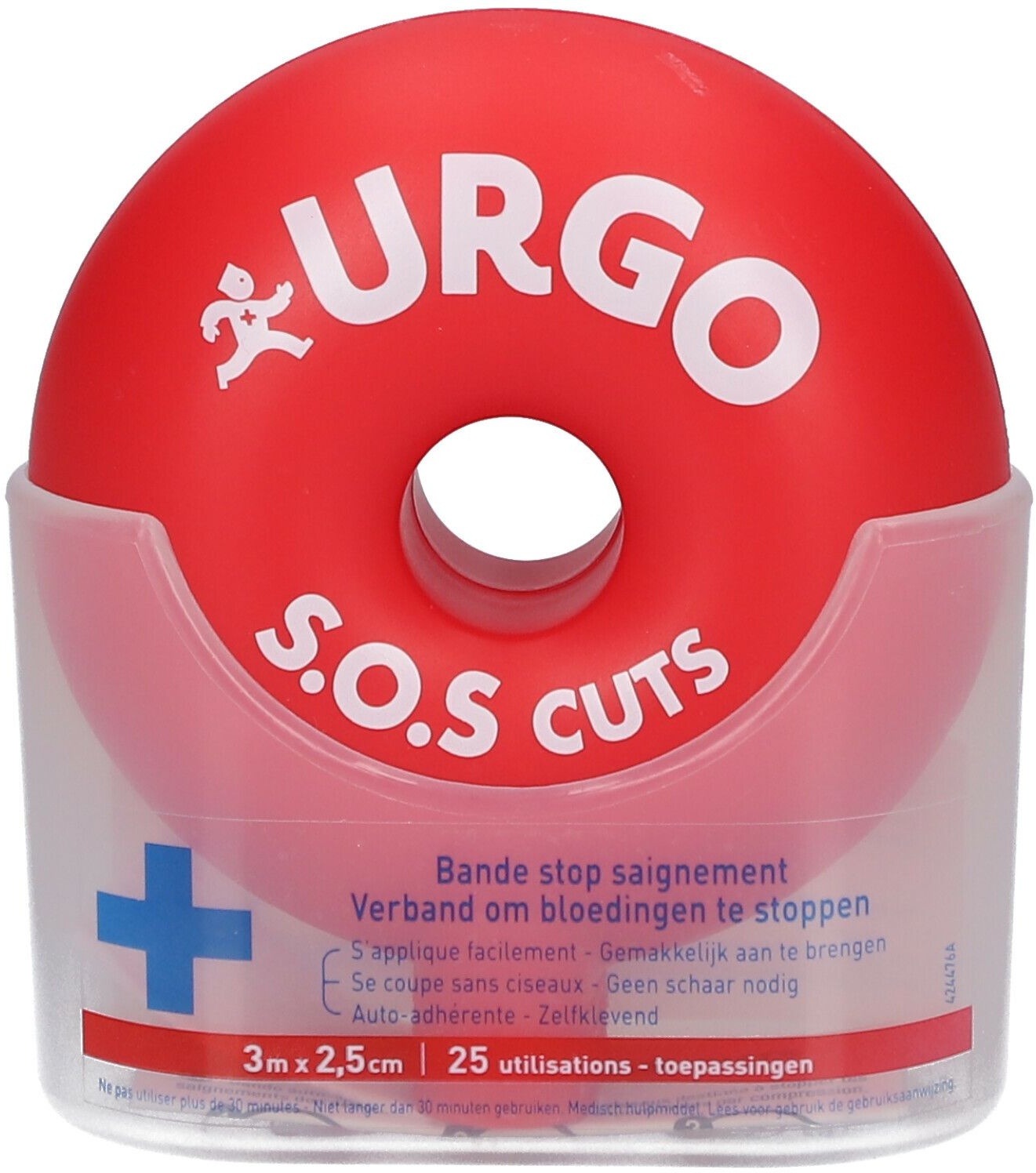 URGO SOS Coupures Bande Auto-Adhérente 3m x 2,5 cm 1 pc(s) bandage(s)