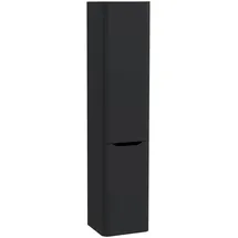 Vitra Integra Round Hochschrank 40 x 37 x 180 cm Graphit Glas/Metall/MDF