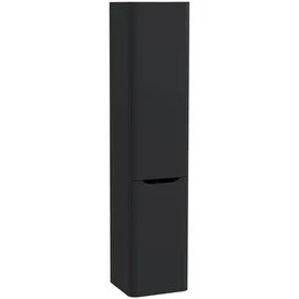 Vitra Integra Round Hochschrank 40 x 37 x 180 cm Graphit Glas/Metall/MDF