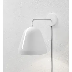 Nyta Tilt Wall Wandleuchte weiß matt | grau | mit Kabel und Stecker