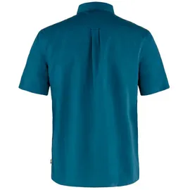 Fjällräven Övik Lite Kurzarmhemd Blau M