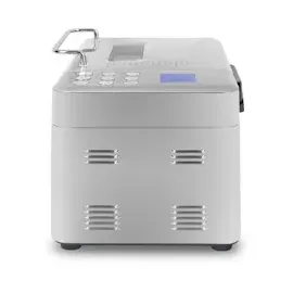 h.koenig BAKE440 Brotmaschine, 15 Programme, 3 Brotgrößen, bis zu 1 kg Brot, Startvorwahl/Warmhaltefunktion, abnehmbarer Behälter, antihaftbeschichtet, LCD-Display, 600 W