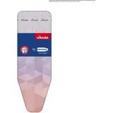 Vileda Diamond Bügelbrettbezug, titanbeschichtete hitzebeständige Bügelauflage, Universalgröße für Bügelflächen 120-130 cm Länge x 38-45 cm Breite, für Dampfbügeleisen geeignet, OEKO-TEX-zertifiziert