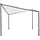 DEGAMO Pavillon Orlando 3,5 x 3,5 m weiß