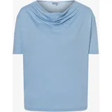 More & More Shirt mit Wasserfall-Ausschnitt