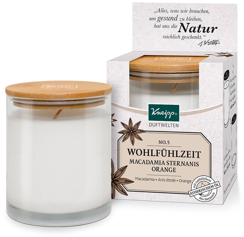 Kneipp Duftkerze No. 5 Wohlfühlzeit