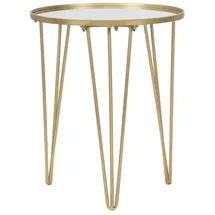 Mauro Ferretti Kaffeetisch Ø 40 x 49 cm Gold