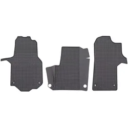PETEX Fußmattensatz schwarz - vorbereitet für Befestigungssystem Universal  VW 64510