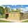 Weka Massivholzpool 595 Gr. 2 650 x 490 x 201 cm Folie hellgrau
