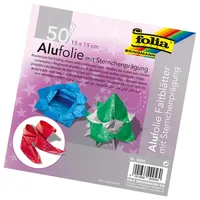 Folia Origami-Faltblätter 15 x 15 cm Designpapier 50 Blatt