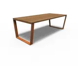 Adezz Gartentisch Serie Mio 230 x 100 x 76 cm Mehrfarbig
