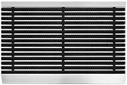 Fußmatte Professional Line Profi Brush Schwarz Aluminium, Nylon 500 x 800 mm