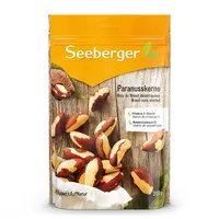 Seeberger Paranusskerne: Große, ganze Kerne des Paranussbaums mit erdig nussigem Aroma - als Snack und zum Backen und Verfeinern von Speisen - roh, naturbelassen, vegan (1 x 200 g)