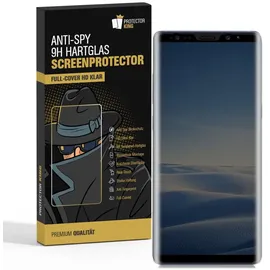 PROTECTORKING Blickschutz 9H Panzerhartglas für Samsung Galaxy Note 8