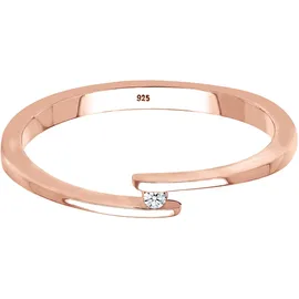 Elli DIAMONDS Ring rosegold 58