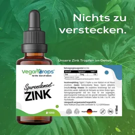 vegandrops Vegan Drops Zink Tropfen 50 ml