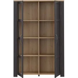 Forte Highboard Bohol 106,4 x 160,6 x 42 cm Riviera Eiche / Cabazone Eiche