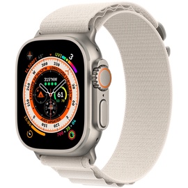 Apple Watch Ultra GPS+Cellular 49 mm Titaniumgehäuse, Alpine Loop polarstern L