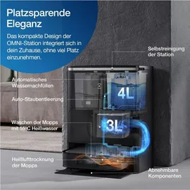 Ecovacs DEEBOT X2 Omni Schwarz