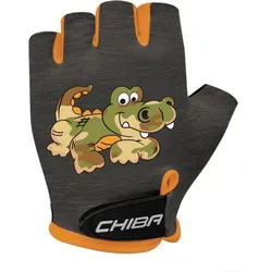 Chiba Kinderhandschuh Cool Kids Gr L 6 Croco schwarz SCHWARZ|orange L