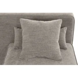Home Affaire Ottomane HOME AFFAIRE "Sundstrup", grau (taupe), B:100cm H:76,5cm T:153cm, 100% Polyester, Sofas, Ottomane, Modulserie, individuelle Zusammenstellung