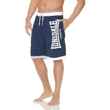 Lonsdale Badeshorts Clennell Blau/Weiß XXL