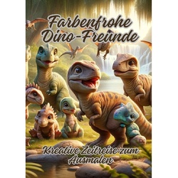 Farbenfrohe Dino-Freunde - Diana Kluge, Kartoniert (TB)